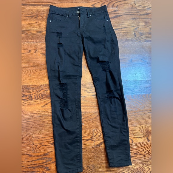 Black ripped jeans - Picture 1 of 3